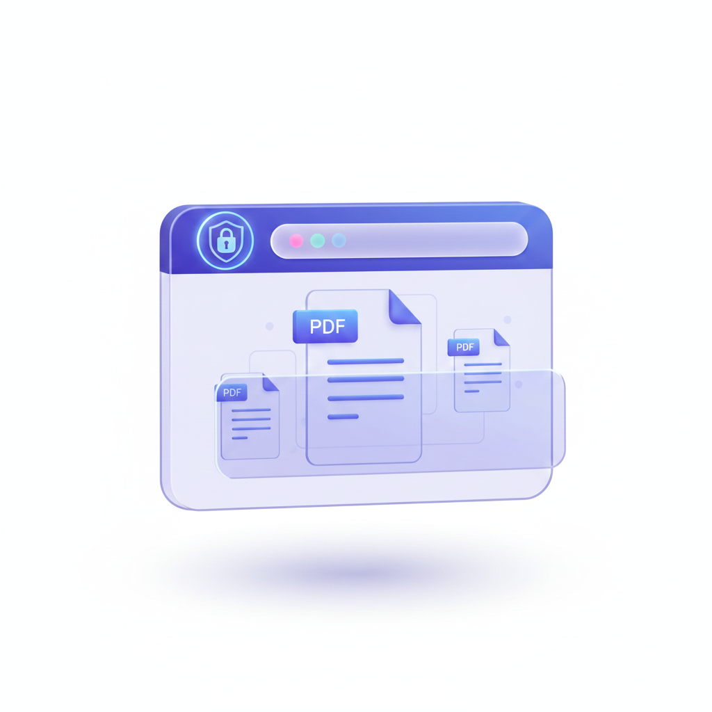 Secure PDF processing - All files stay in your browser with complete privacy and encryption